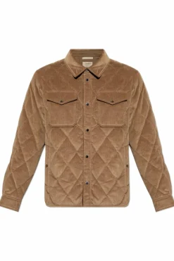 Woolrich BRĄZOWY Kurtka sztruksowa