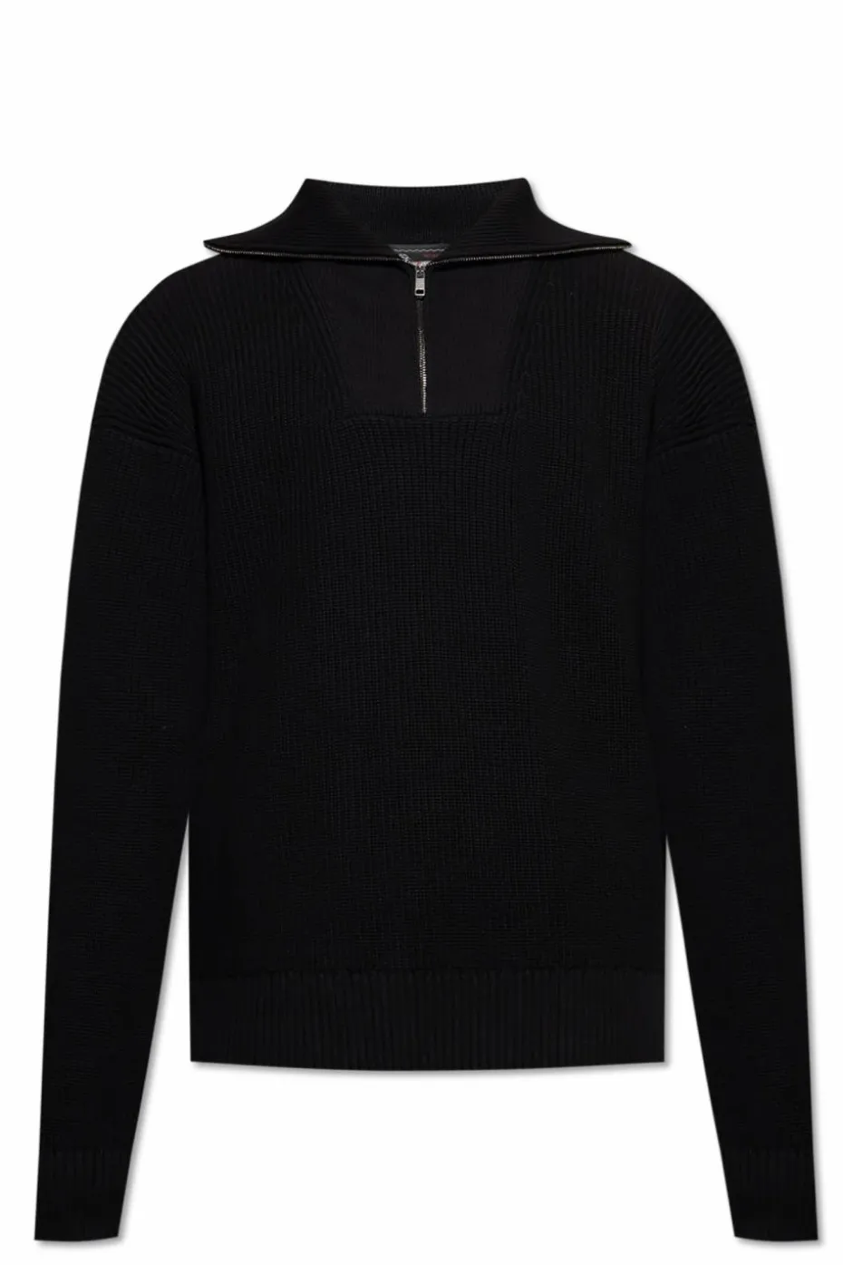 Woolrich CZARNY Bawełniany sweter
