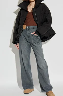 Woolrich CZARNY Kurtka puchowa z kołnierzem