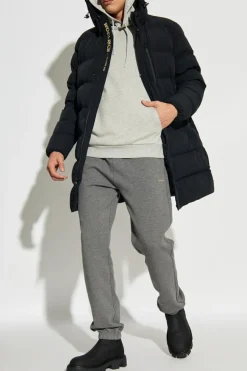 Woolrich CZARNY Kurtka puchowa z odpinanym kapturem