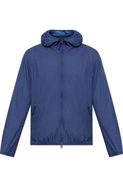 Woolrich GRANATOWY Kurtka z kapturem