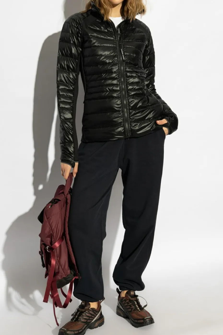 Woolrich GRANATOWY Spodnie dresowe