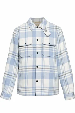 Woolrich jasnoniebieski Koszula ze wzorem w kratę