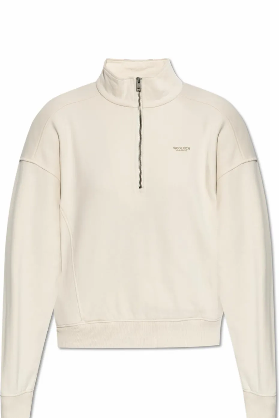Woolrich kremowy Bluza z nadrukowanym logo