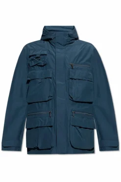 Woolrich NIEBIESKI Kurtka z kieszeniami