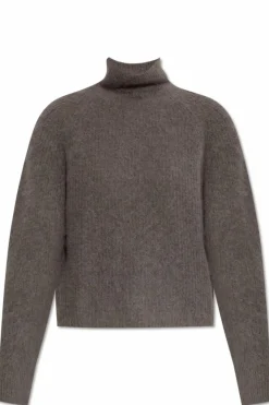 Woolrich SZARY Golf z naszywką z logo