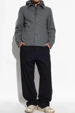 Woolrich SZARY Kurtka z kapturem