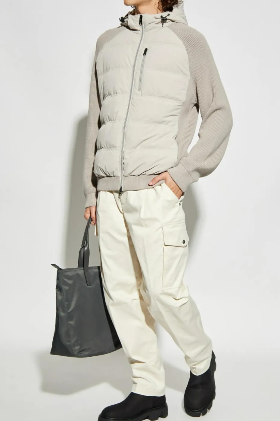 Woolrich SZARY Kurtka z kapturem