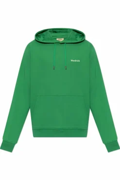 Woolrich ZIELONY Bluza z kapturem