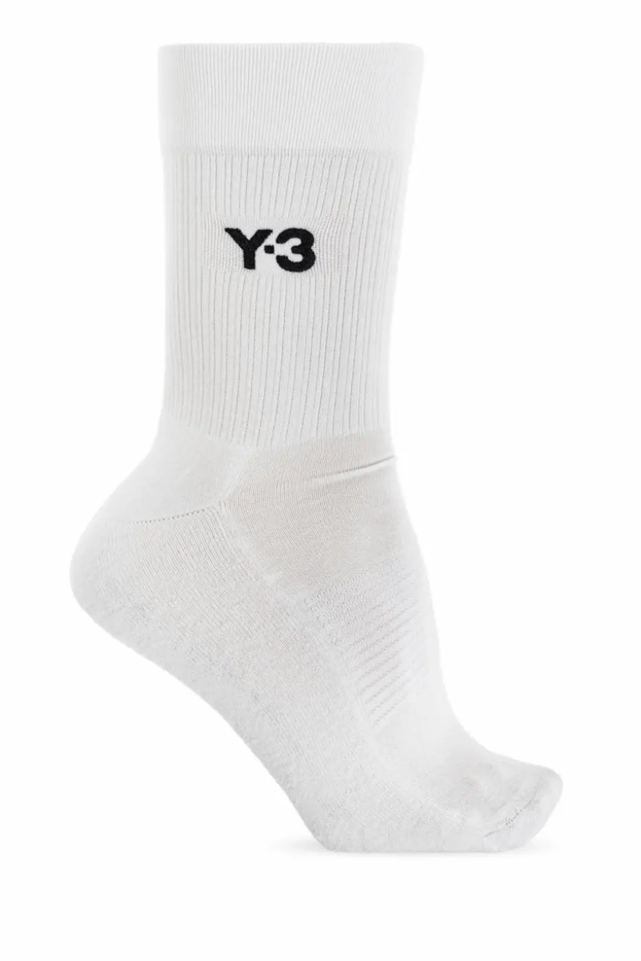 Y-3 BIAŁY Skarpety z logo