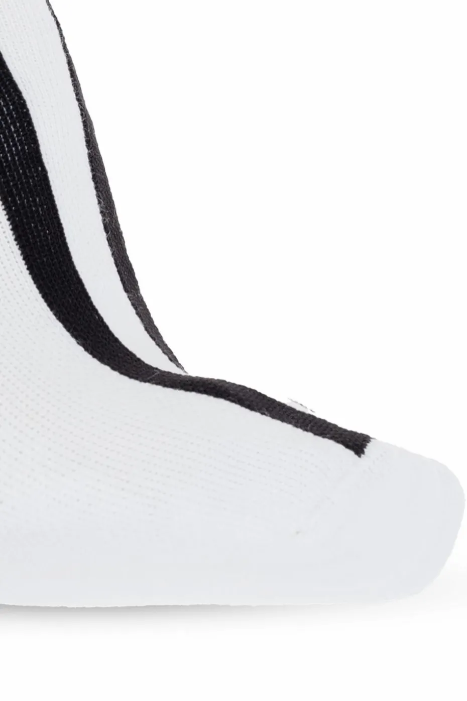 Y-3 BIAŁY Skarpety ze wzorem