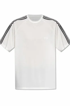 Y-3 BIAŁY T-shirt typu `oversize`