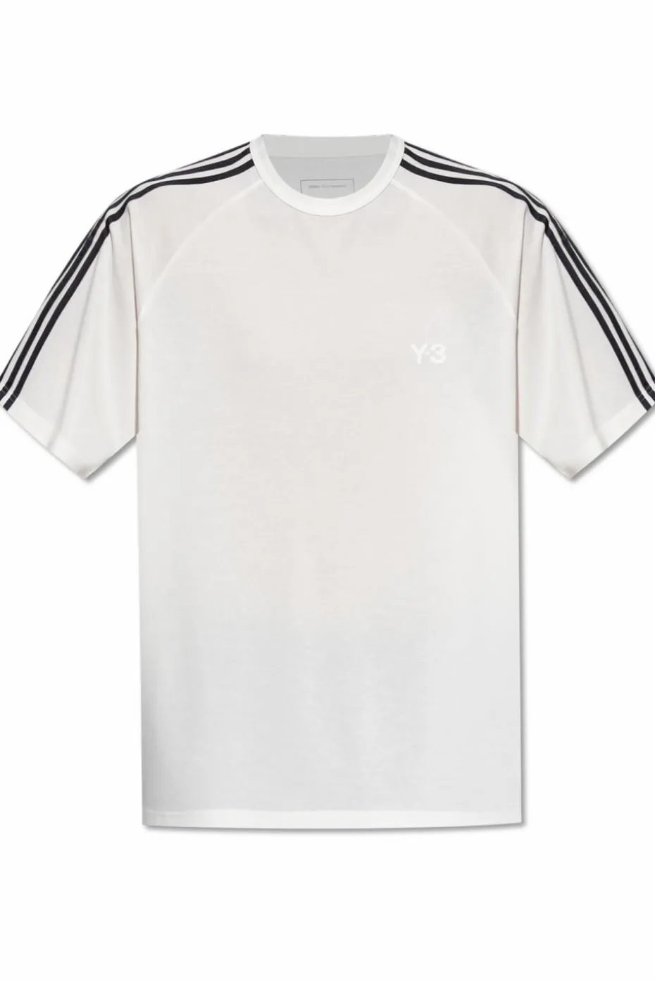 Y-3 BIAŁY T-shirt typu `oversize`