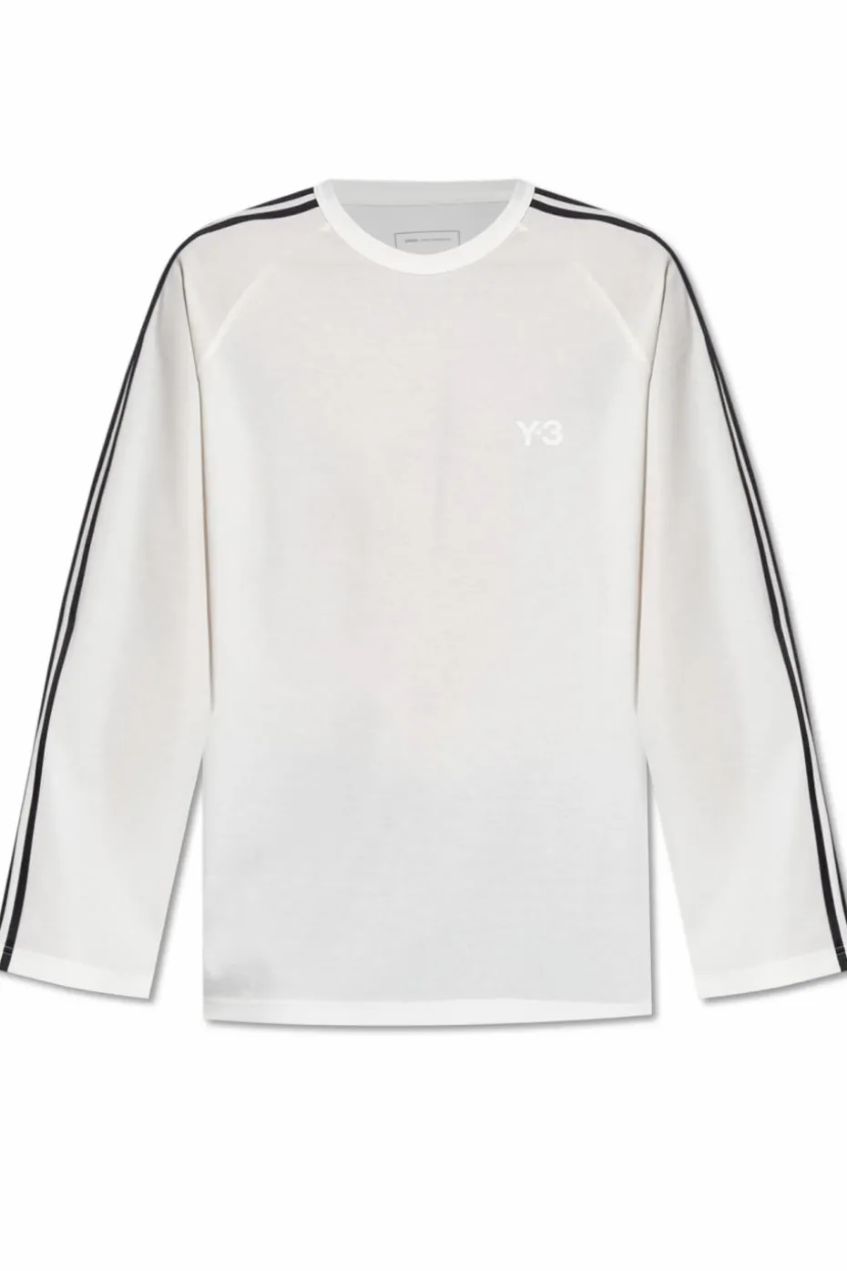 Y-3 BIAŁY T-shirt typu `oversize`