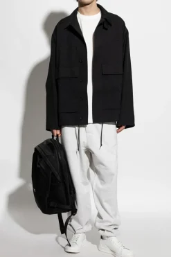 Y-3 BIAŁY T-shirt z długimi rękawami
