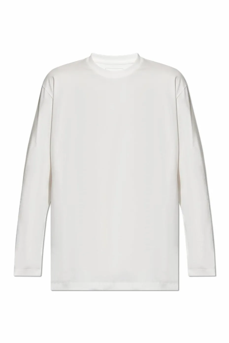 Y-3 BIAŁY T-shirt z długimi rękawami