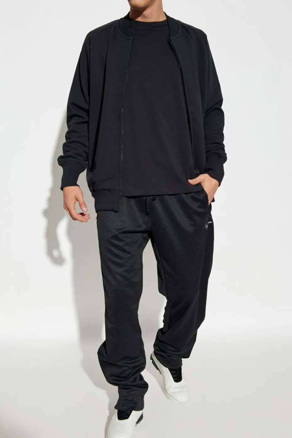 Y-3 CZARNY Bluza ‘Track’