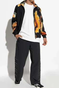 Y-3 CZARNY Bluza z logo