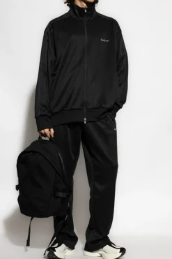 Y-3 CZARNY Bluza z logo