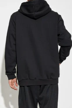 Y-3 CZARNY Bluza z logo