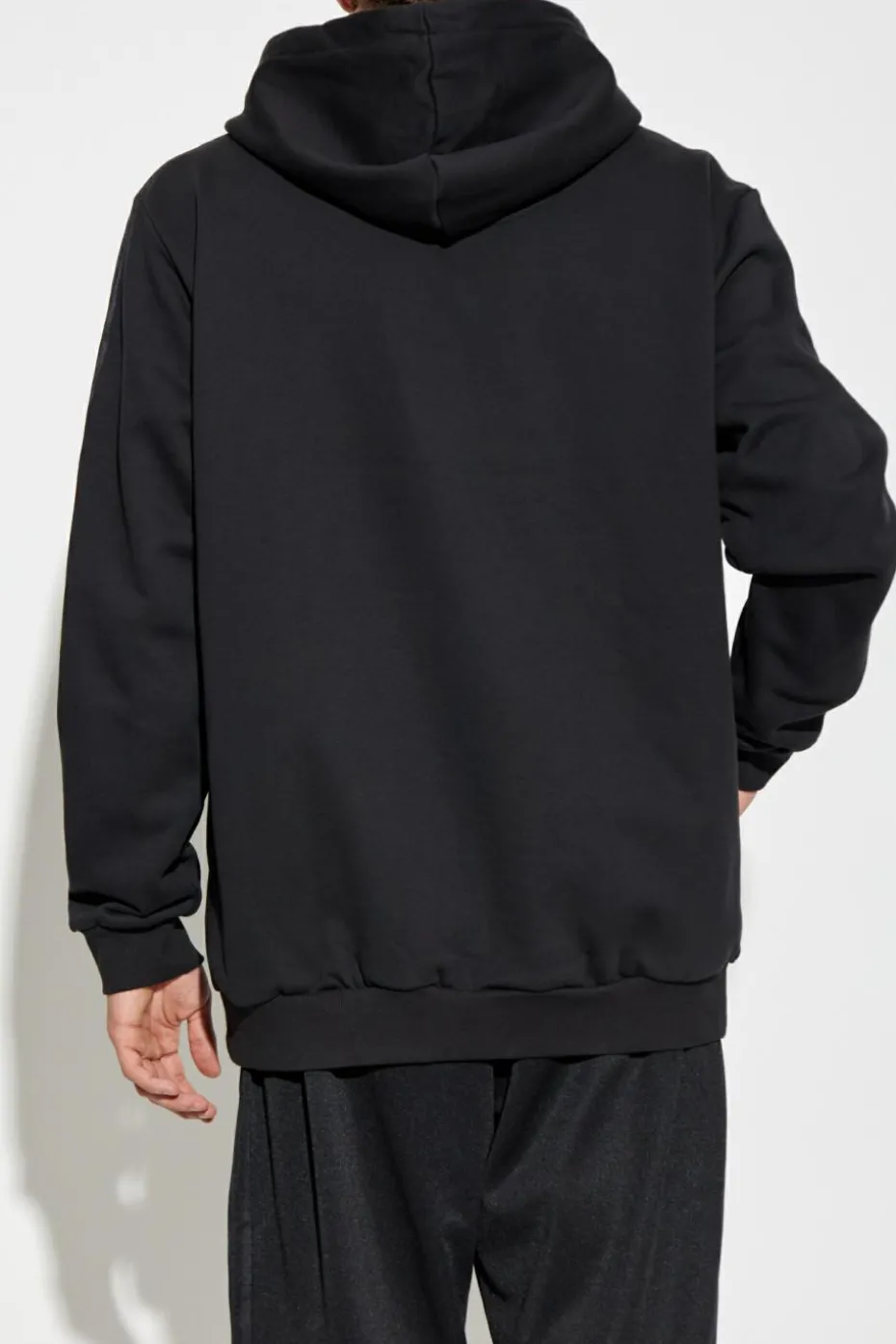 Y-3 CZARNY Bluza z logo