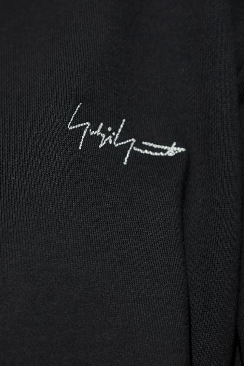 Y-3 CZARNY Bluza z logo