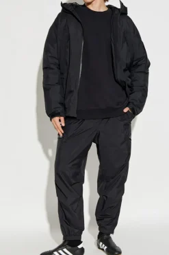 Y-3 CZARNY Bluza z nadrukiem