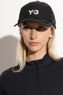 Y-3 CZARNY Czapka z daszkiem z kolekcji `Tennis US`