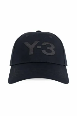 Y-3 CZARNY Czapka z daszkiem