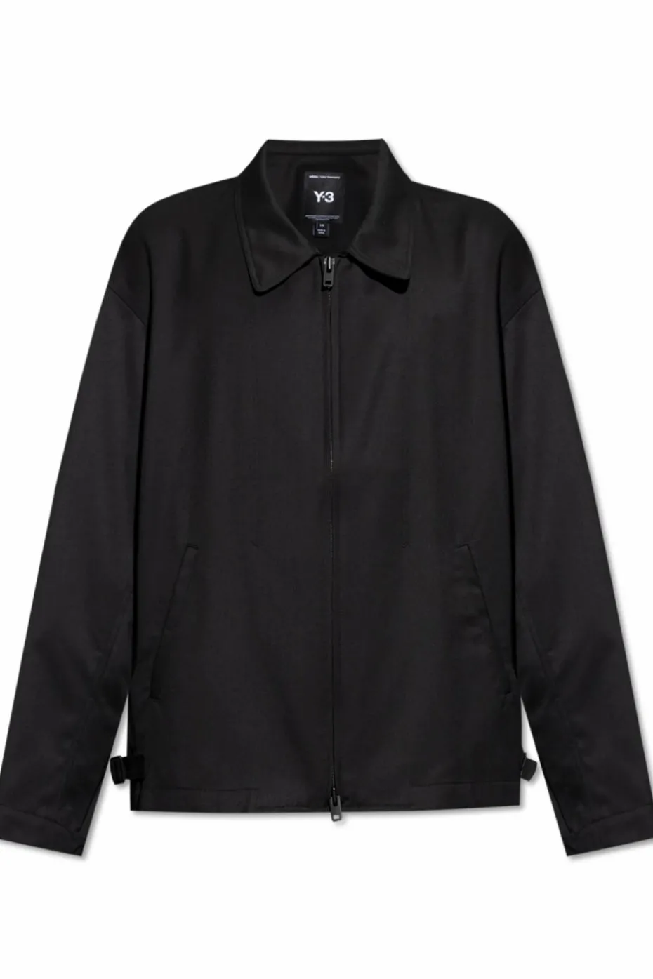 Y-3 CZARNY Lekka kurtka z logo