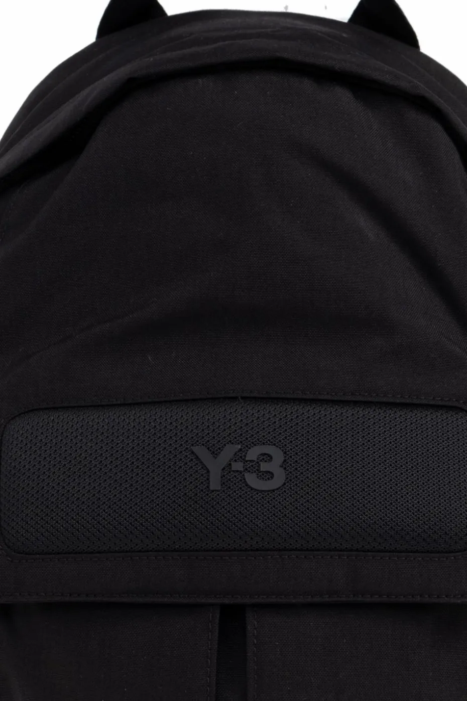 Y-3 CZARNY Plecak z logo
