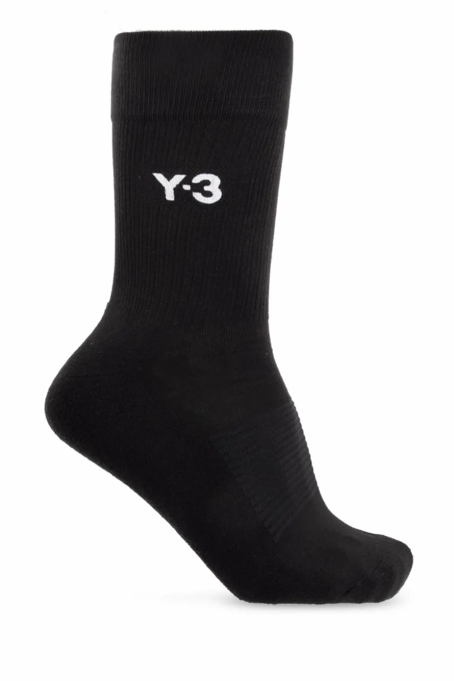 Y-3 CZARNY Skarpety z logo