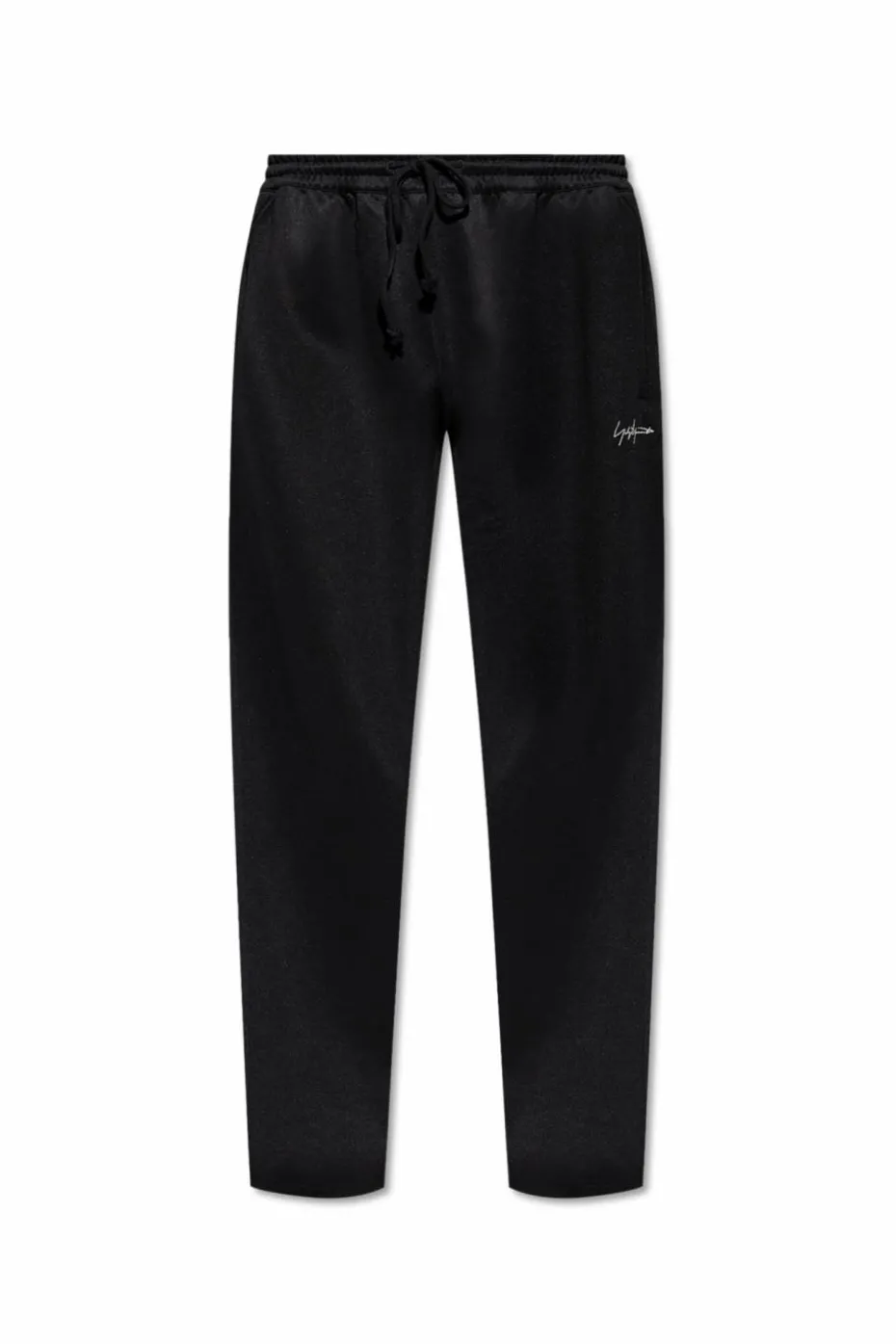 Y-3 CZARNY Spodnie dresowe z logo