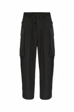 Y-3 CZARNY Spodnie typu `cargo`