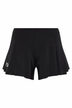 Y-3 CZARNY Szorty z kolekcji `Tennis US`