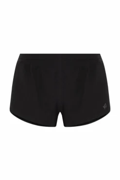Y-3 CZARNY Szorty z perforacją