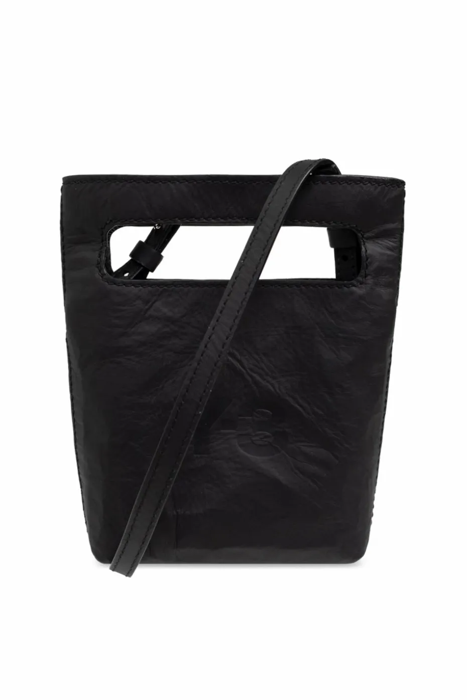 Y-3 CZARNY Torba na ramię z logo