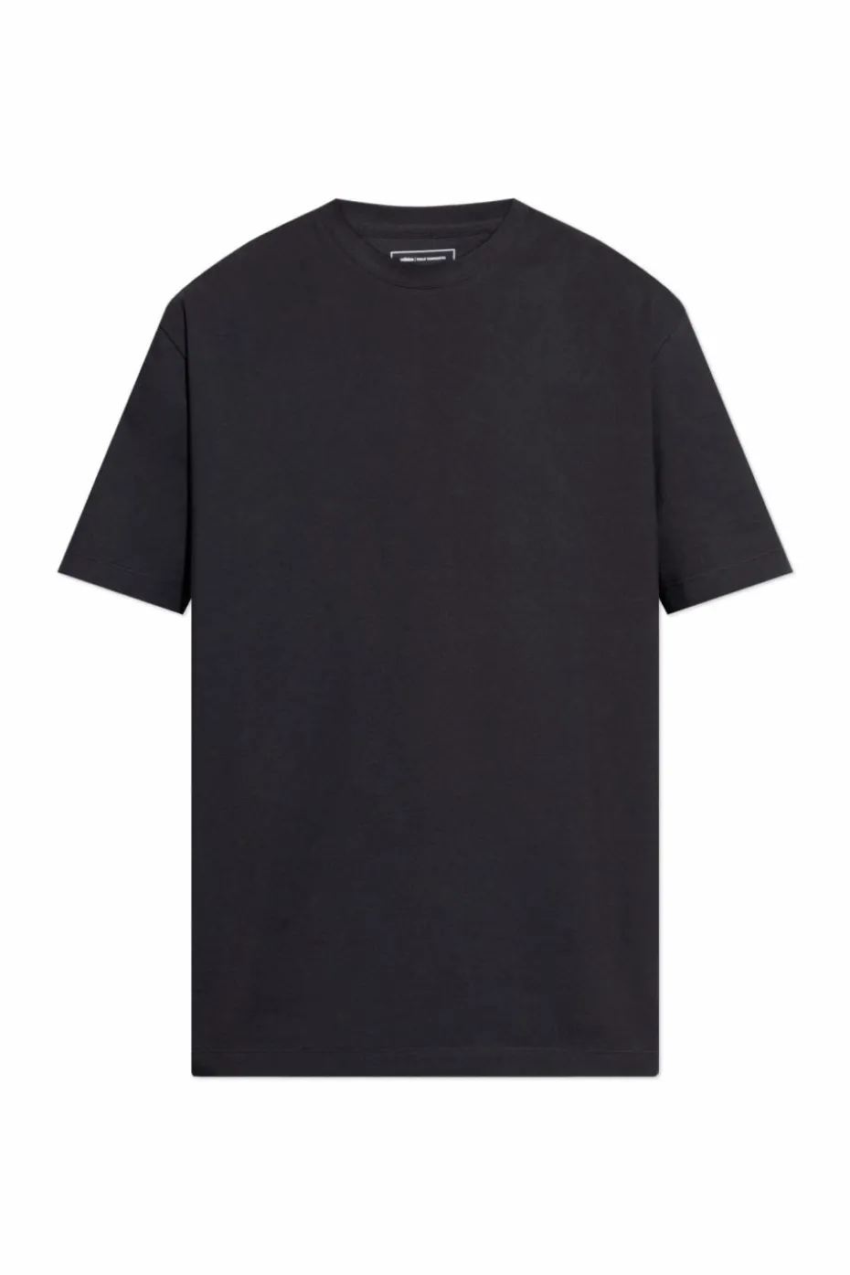 Y-3 CZARNY T-shirt z logo