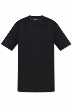 Y-3 CZARNY T-shirt z logo