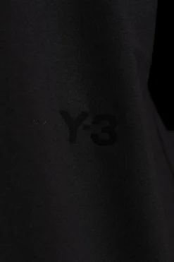 Y-3 CZARNY T-shirt z logo