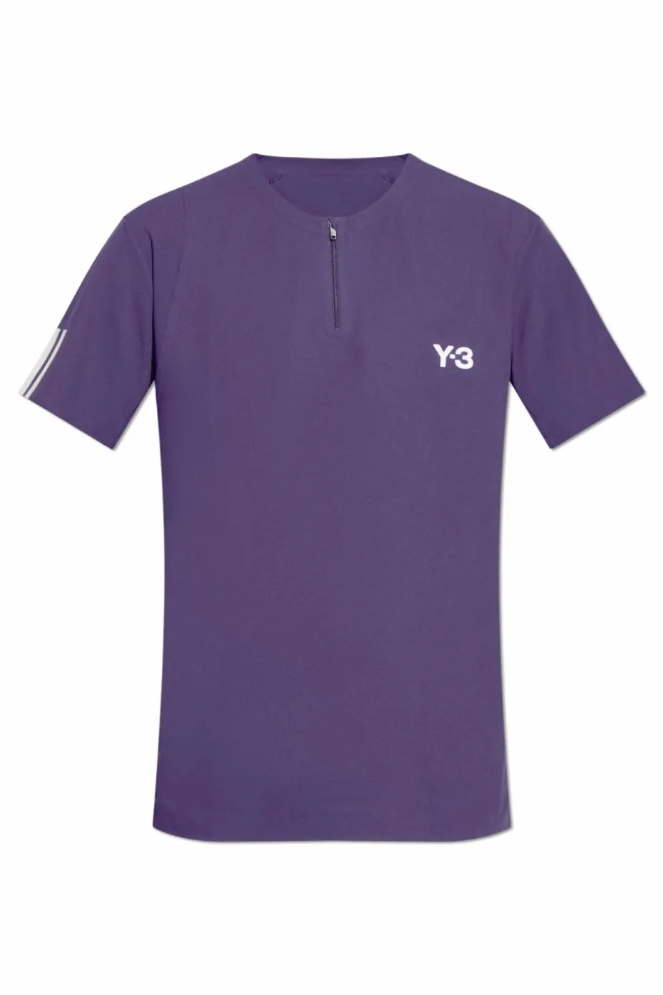 Y-3 FIOLETOWY T-shirt z kolekcji `Tennis US`