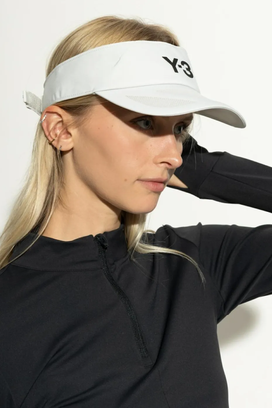 Y-3 SZARY Daszek z kolekcji `Tennis US`