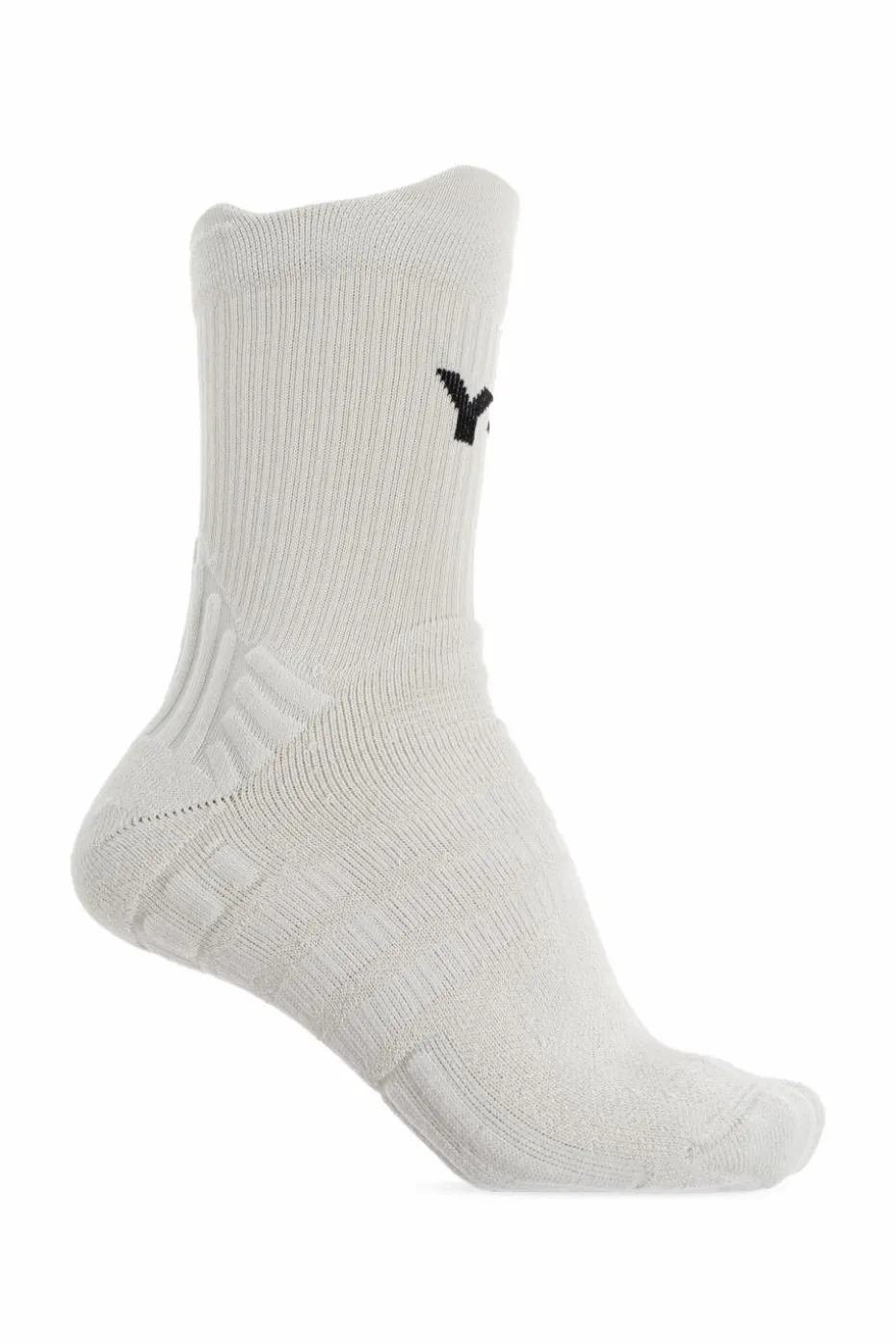 Y-3 SZARY Skarpety z kolekcji `Tennis US`