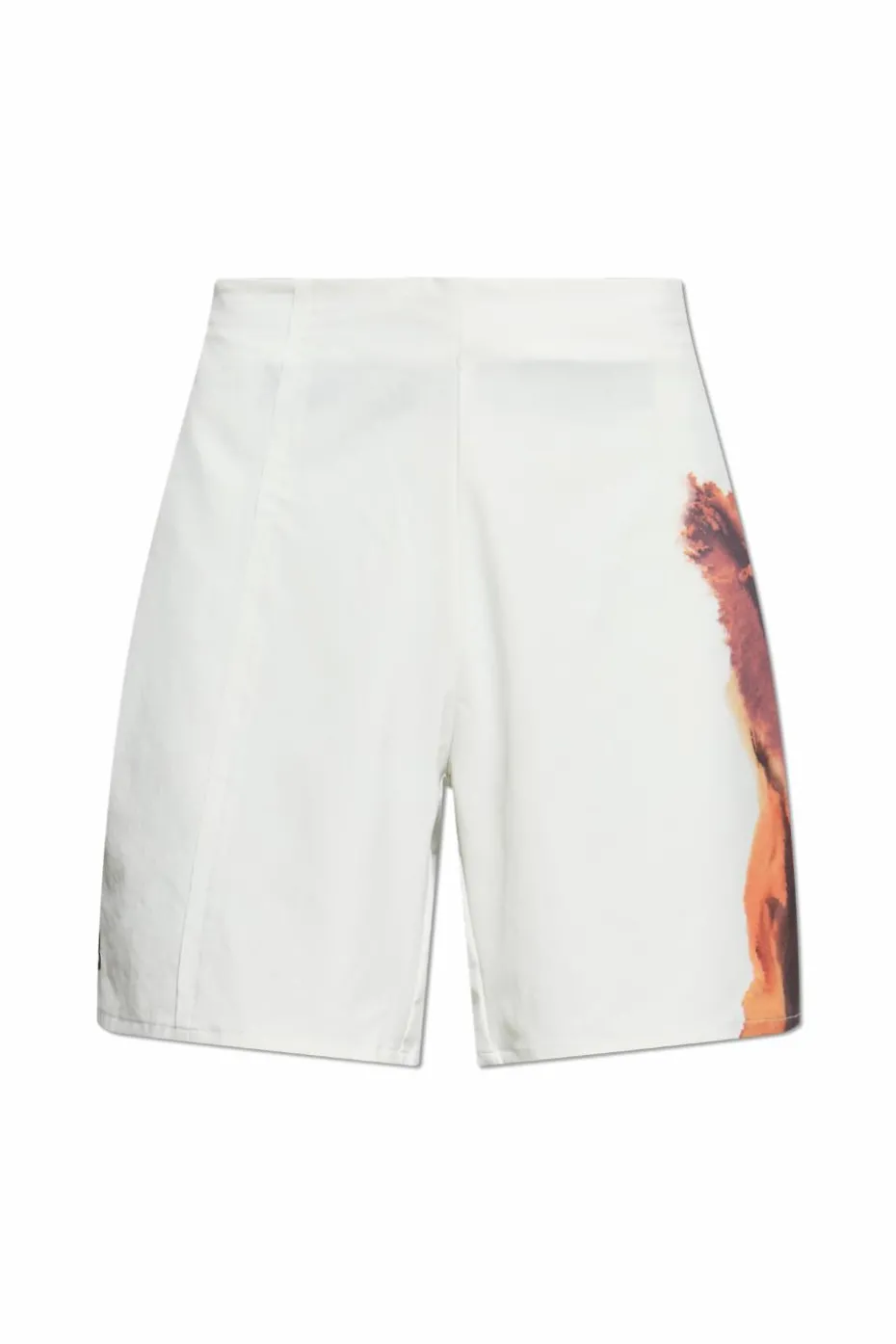 Y-3 SZARY Szorty z leginsami z kolekcji `Tennis US`