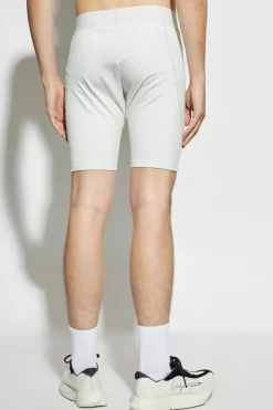 Y-3 SZARY Szorty z leginsami z kolekcji `Tennis US`