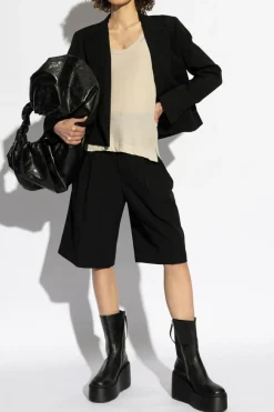 Yohji Yamamoto beżowy Top na ramiączkach