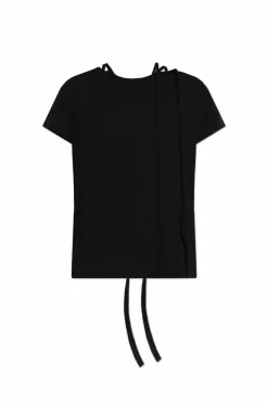Yohji Yamamoto CZARNY Bawełniany top
