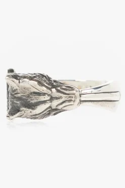 Yohji Yamamoto SREBRNY Srebrny pierścień