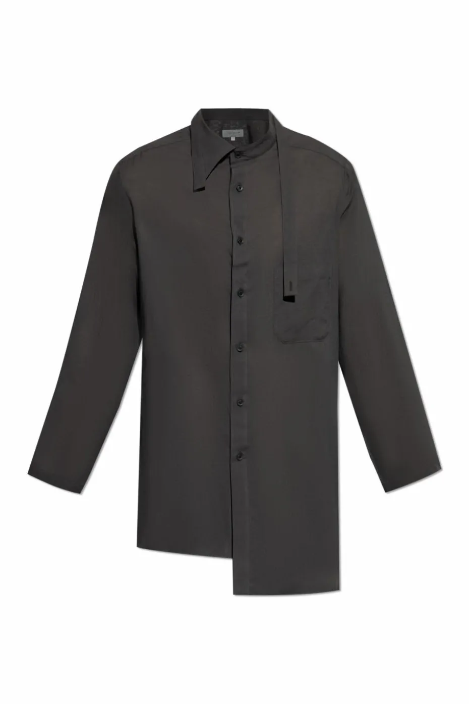 Yohji Yamamoto SZARY Koszula z kieszenią