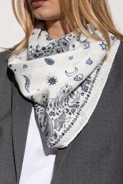 Zadig & Voltaire BIAŁY Chusta `Debbie`